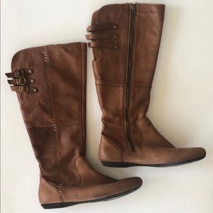 Born Tall Medium Brown Boots - Size 8